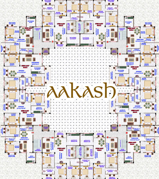 Shanti Valley : Aakash Floor Plan