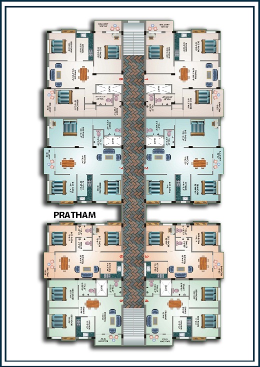 Shanti Valley : Pratham Floor Plan